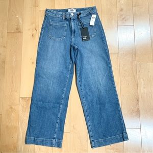 PAIGE High Rise Nellie Culottes Jeans